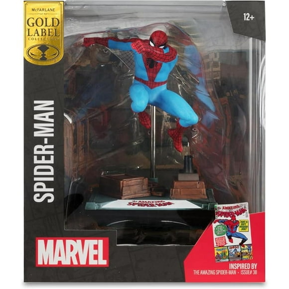 Spider-Man (Spider-Man #6) Posed Figure w/Scene