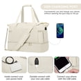 thumbnail image 4 of DAKIMOE Travel Duffle Bag Set for Women 2 Pack, Large Waterproof Weekender Overnight Carry On with Toiletry Bag/USB Charging Port/Wet Pocket/Shoe Compartment, Gym Hospital Labor Delivery Duffel Tote, 4 of 10