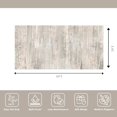 thumbnail image 2 of Abstract Kitchen Runner Rug 3x6 - Indoor Washable Carpet for Hallway Bedroom Laundry Low Pile Entryway Rugs with Non Slip Rubber Backing Modern Home Decor Mat for Dining Room Bathroom 3x6 Beige, 2 of 8