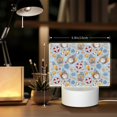 thumbnail image 6 of Cauagu Summer Time With Gnome for Rectangle Acrylic Night Light - Acrylic Modern Bedside Light with LED Light Lamp Base - Decorative Night Lamp for Restaurant Bar Cafe Shop, 6 of 9