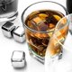 thumbnail image 5 of 10 Uds. Cubitos de hielo de piedras de whisky de acero inoxidable, piedra de enfriamiento reutilizable para vino de whisky, mantenga su bebida fría durante más tiempo, herramientas de barra Feliz Sencillez, 5 of 5