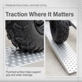 thumbnail image 6 of 2Pcs Heavy Duty Truck Ramps Loading,ATV Ramps,Shed Ramp,Trailer Ramps,Vehicle Loading Ramp,Aluminum Alloy Sliver 9" Wide 63" Long Anti-Slip Surface for Pickup Trucks & Lawn Mowers, 6 of 18