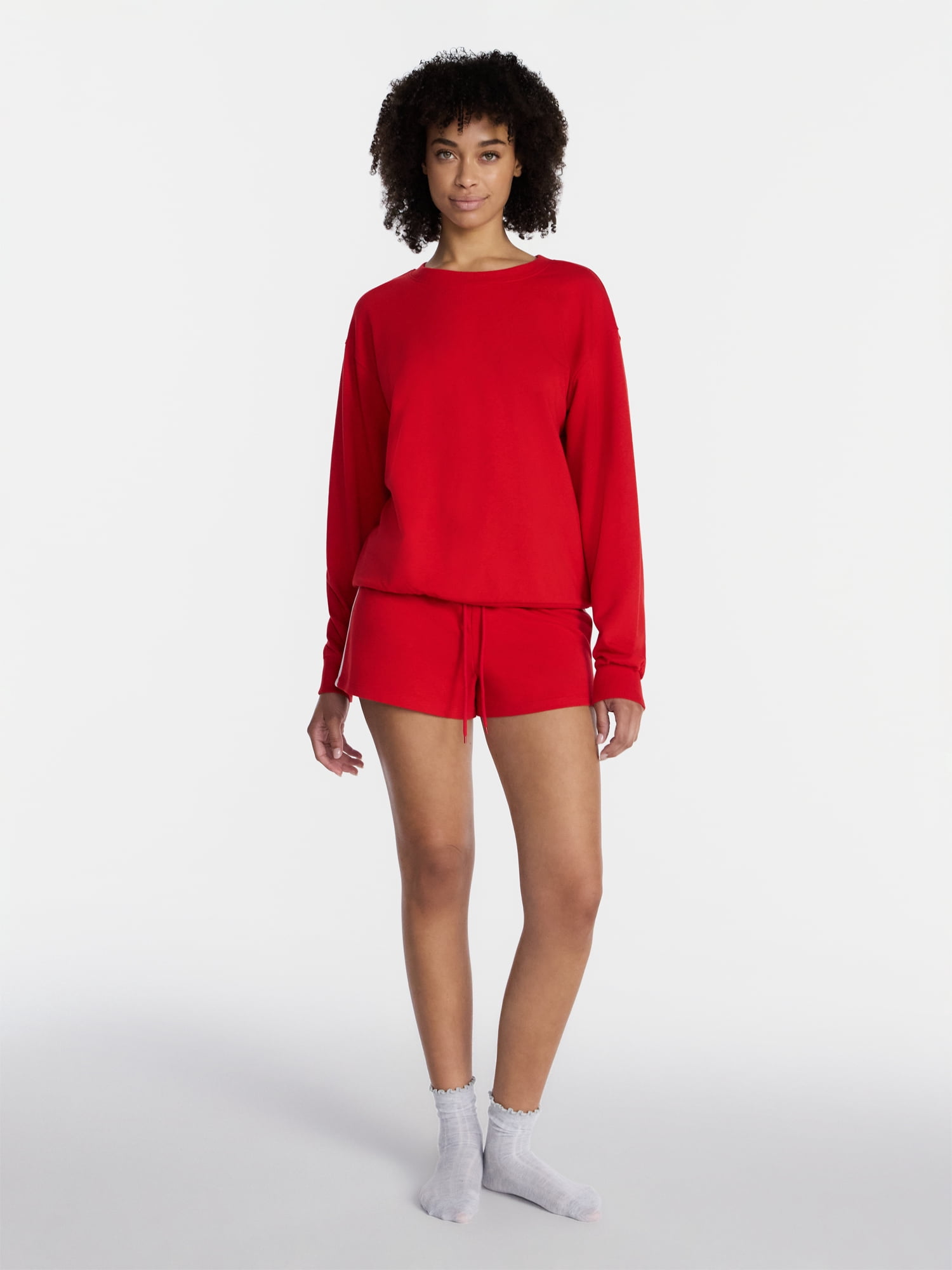 No Boundaries Sleepwear Shorts, 2.5'' Inseam, Women’s and Women’s Plus XXS-3X