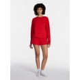 thumbnail image 2 of No Boundaries Sleepwear Shorts, 2.5'' Inseam, Women’s and Women’s Plus XXS-3X, 2 of 5
