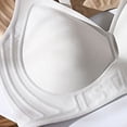 thumbnail image 7 of Jinhomg No Wire Bras for Women All Day Comfort Weekend Styling Wirefree Bralette No Print Pullover Style for All Day Daily Wear, Soft Cup Feel, for Smooth Styling Gray XXXL, 7 of 7