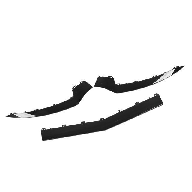 Alerón de parachoques delantero 3 uds juego de molduras inferiores de parachoques delantero capa de protección UV ajuste perfecto resistencia al impacto para coche ANGGREK Otros