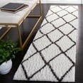 thumbnail image 3 of SAFAVIEH Berber Mercer Janey Abstract Shag Area Rug, 8' x 10', Ivory/Grey, 3 of 7