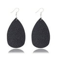 thumbnail image 1 of Milisten 8 Pares Aretes Colgantes De Cuero PU Elegantes Con De Para Mujer, 1 of 8