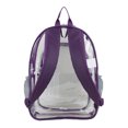 thumbnail image 3 of Fuel Unisex Clear Backpack and Drawstring Bundle, Berry Parfait, 3 of 7