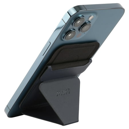 MOFT - Snap-on Phone Stand and Wallet for iPhone 12 and 13 Series - Oxford Blue