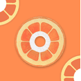 thumbnail image 2 of Collier pour Chat, Collier pour Chat, Anti-Lichage (Orange m), 2 of 4