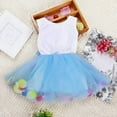 thumbnail image 4 of GYRATEDREAM Toddler Baby Girls Flower Princess Bowknot Party Dress Lace Tutu Dresses 0-4 Years, 4 of 10