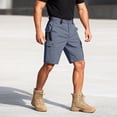 thumbnail image 6 of Quick Dry Breathable Tactical Cargo Shorts for Men Durable Lightweight Urban Casual Bottoms Outdoor Hiking Fishing Shorts (No Belt), #03 Gray, XL, 6 of 7
