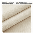 thumbnail image 3 of Hamaca Algodón Para Jardín Camping Exterior Portátil Mueble Beige, 3 of 5