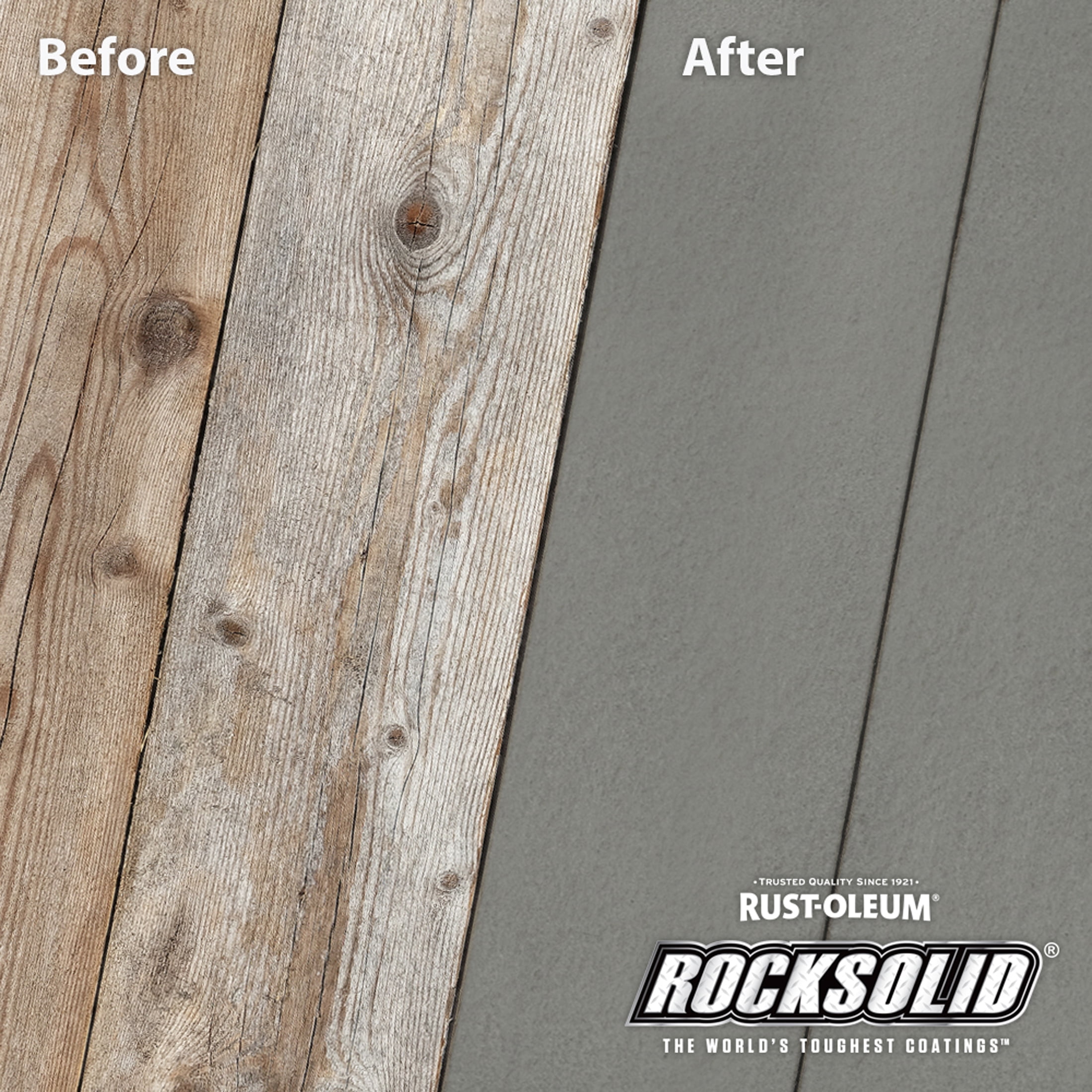 Kensington, Rust-Oleum RockSolid 20X Exterior Wood Deck Resurfacer-319387T, Gallon