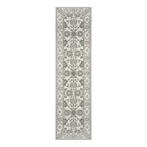 Gertmenian Majestic Moena Traditional Oriental Ivory Indoor Area Rug, 2x8