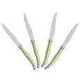 thumbnail image 2 of French Home Set of 4 Laguiole Steak Knives, Spring Green, 2 of 6