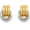 Knot Double Two Tone C, variant on Trendy Gold Plated Knot Earrings for Women Chunky Statement Drop Dangle Earrings Lightweight Hypoallergenic Fashion Accessories Gold Jewelry Gifts for Womens