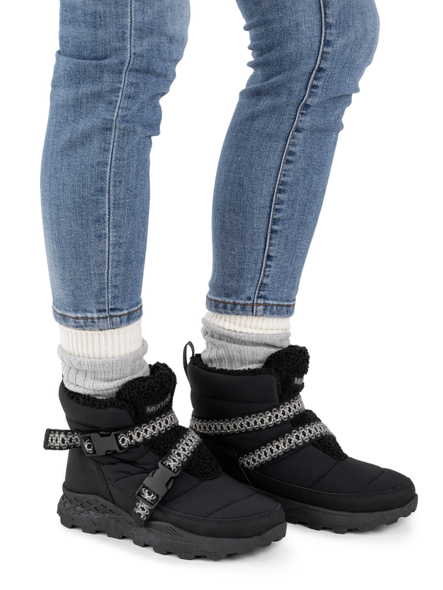MUK LUKS Women's Wynne Slip On Winter Ankle Boots