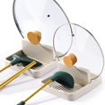 thumbnail image 2 of 2 Pack Spoon Rest with Lid Holder  for Spatula Ladle Pot Utensil  Kitchen Accessories for Cooking, 2 of 11
