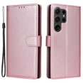 thumbnail image 1 of For Samsung Galaxy S24 Ultra Case Card Slots Wallet Leather Protective Phone Cover - Rose Gold, 1 of 5