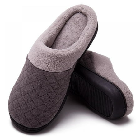

Comfort Soft Plush Indoor Outdoor Cotton Slipper Shoe - Men’s and Boy’s Slip-on House Shoes for Indoor and Outdoor Use