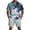 Royal Blue, variant on longantii 2 Pieces Outfit for Men Breathable Button Hawaiian Tops and Shorts Comfort Short Sleeve Beach Blouses and Shorts 2026 Summer Shirt and Beach Shorts Sets Blue XXL