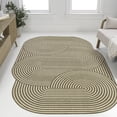 thumbnail image 4 of JONATHAN Y SHAPES 8 x 10 Area Rug, Margot Geometric Arch Stripe - Beige/Brown, SHP201A-8, 4 of 7