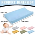 thumbnail image 6 of AUQ 2026 New Breathable Baby Changing Pad Cover,Soft and Smooth Water Resistant Table Topper for Nursery and Travel, 6 of 7