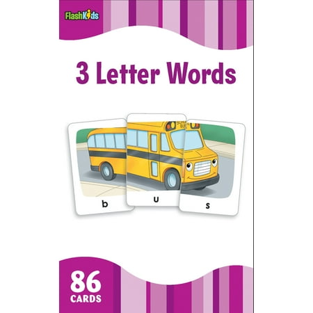 3 Letter Words (Flash Kids Flash Cards) (Best Four Letter Words List)