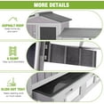thumbnail image 3 of Chicken Coop Hen House with Run Outdoor Rabbit Cage Indoor Bunny Hutch with Waterproof Roof Poultry Cage, 3 of 7