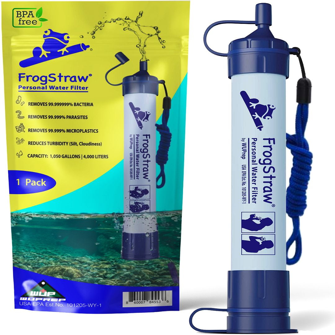 winter Vuil Fabrikant Water Filter Camping Hiking Survival Purification Straw | Portable Personal  Water Purifier Pen Travel Backpacking Filtration System Best Survivalist  Gear Prepper Supplies Gifts Men Women, 1 Frogstraw - Walmart.com