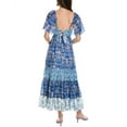 thumbnail image 2 of Sandro womens  Linen-Blend Maxi Dress, 40, Blue, 2 of 3