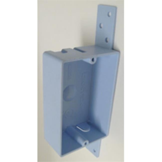 CANTEX EZ08SB Electrical Box,Shallow,w/Bracket,PVC