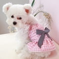 thumbnail image 5 of Breathable Dog Dress - Fade-Less Plaid Bow Tie Clothing for Comfy Pet Supplies - Perfect for Dogs, 5 of 8