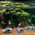thumbnail image 5 of Aquarium Decoration Decorative Ornaments Resin Broken Bus Fish Tank Decoration Simulation Decorative Rocks Fish Tank Accessories, 5 of 9