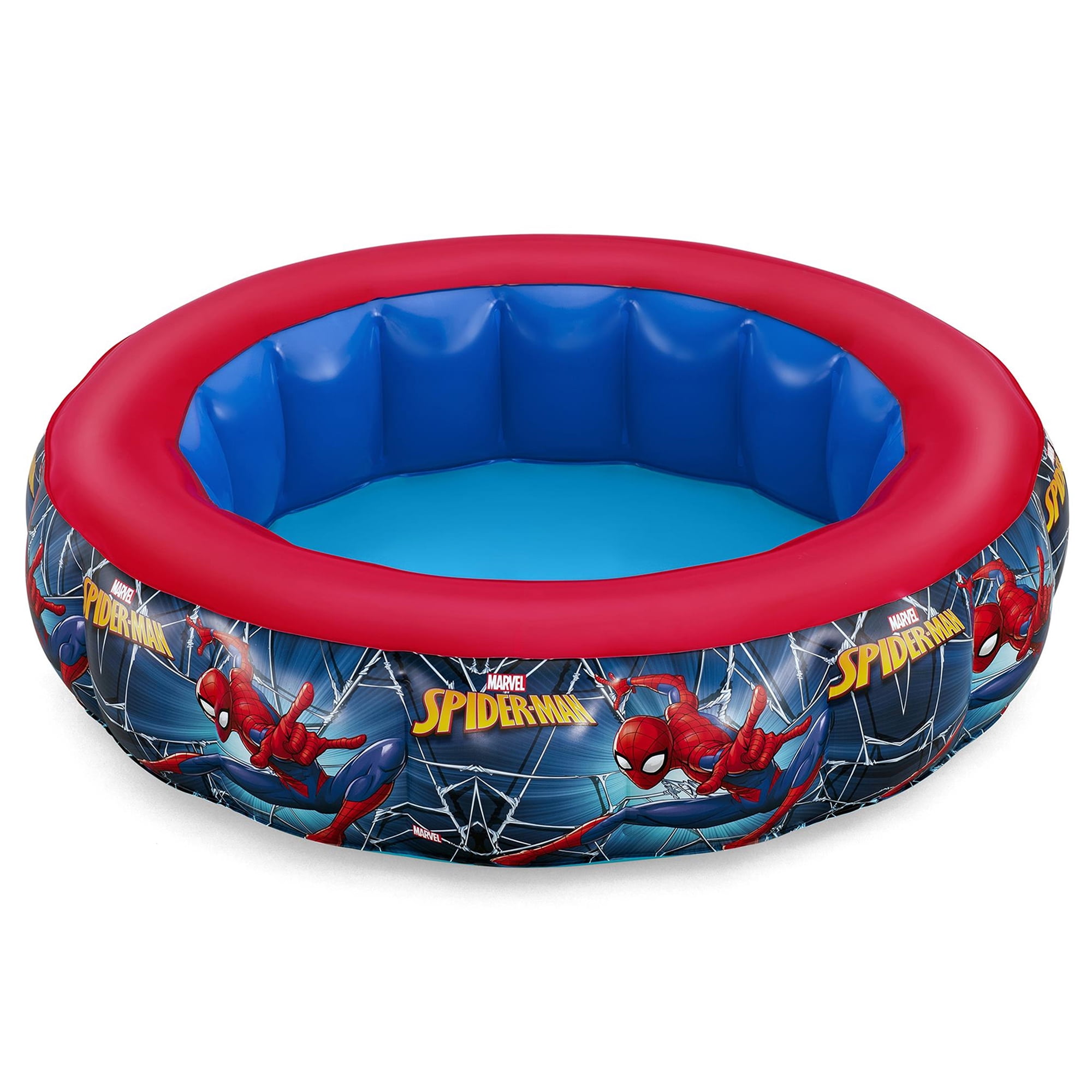 SunClub 63” Blue Soft-Sided Round 3-Ring Checker Print