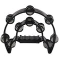 thumbnail image 3 of Tambourin Compact Double Demi-Lune Percussion Tamborine, 3 of 8