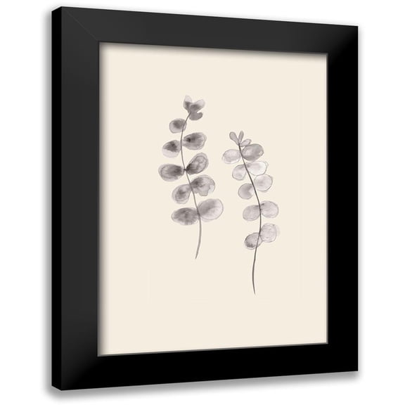 Artographie Studio 11x14 Black Modern Framed Museum Art Print Titled - Eucalyptus Twigs