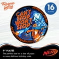 thumbnail image 2 of Nerf Birthday Party Supplies Tableware Deluxe Set for 16 Guests, 2 of 9