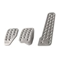 thumbnail image 1 of OMP Racing OA1010 3 Pedal Set with Long Gas Ped, Sandblasted Aluminum, 1 of 2