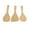 As Shown, variant on GETAJGHSD Kitchen Utensils Set Wooden 3Pcs 8.7 x 2.9in
