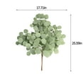 thumbnail image 3 of Iumwxz Artificial Plants Indoor 2 Pack Fake Branches Stems with Leaves 25.59 Inch Long Army Green Wood Fiber Material Bendable for Vase Centerpiece Wedding Office Home Decor, 3 of 8