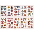 thumbnail image 2 of Autocollant de Tatouage de Rugby Imperméable pour Fans Fête Football Américain Sports, 2 of 8