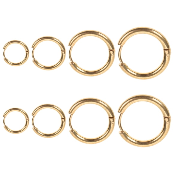 4 pairs of Small Hoop Earrings for Women Circle Earrings Decorative Hoop Earrings