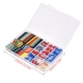 thumbnail image 2 of 678PCS Terminals & Heat-shrink Tube Kit Car Cable Wire Electrical Set 350pcs Terminals Connectors + 328pcs Heat Shrink Tubes Polyolefin Halogen-Free Shrinkable Tubes Crimp Terminals with Por, 2 of 7