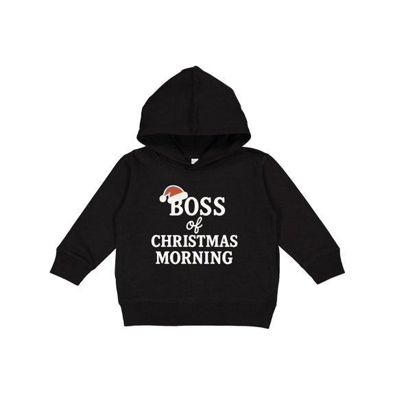 Inktastic Boss of Christmas Morning Holiday Toddler Hoodie