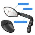 thumbnail image 2 of pitrice Bicycles Rear View Mirror HD Wide-Range Adjustable Angles Mirror for All Bikes Electric Cars Motorcycles, 2 of 9