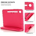 thumbnail image 3 of ELEHOLD Rugged Stand Case for Samsung Galaxy Tab S9 11 Inch 2023/Tab S8/Tab S7 Kids Friendly EVA Full Body Protective Handle Grip Kickstand Shockproof Case for Galaxy Tab S9/S8/S7, Rose, 3 of 7