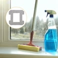 thumbnail image 2 of KAKOWELY window cleaner rags 4pcs Washable Mop Rags For Window Cleaning Robot Window Robot Cleaning Rag Vacuum Window Cleaner Robot Mops Window Vacuum Cleaner Robot Cloths, 2 of 5